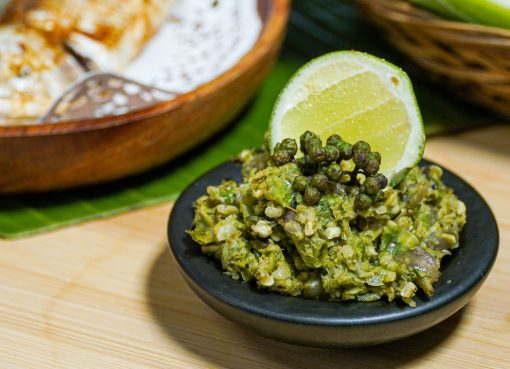 Sambal andaliman khas Batak dengan warna merah menggoda