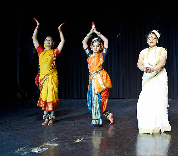 Live Kuchipudi performance with storytelling through dance and music 