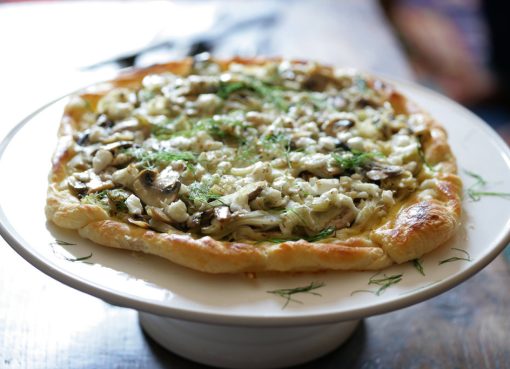 Wild Mushroom and Leek Tart