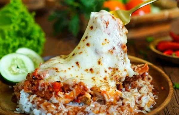 Ayam Geprek Mozzarella