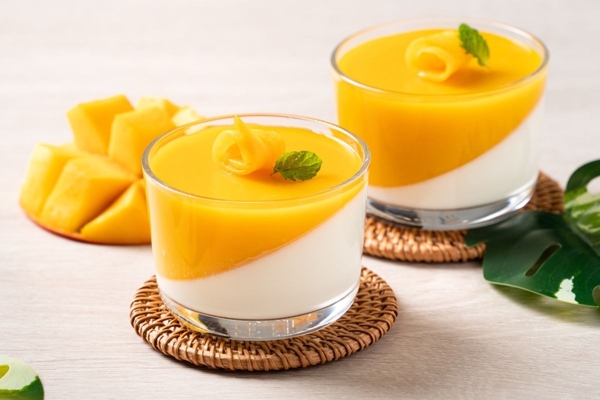 Puding Mangga: Varian Puding Buah Paling Disukai