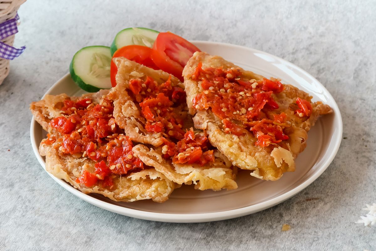 Telur Geprek