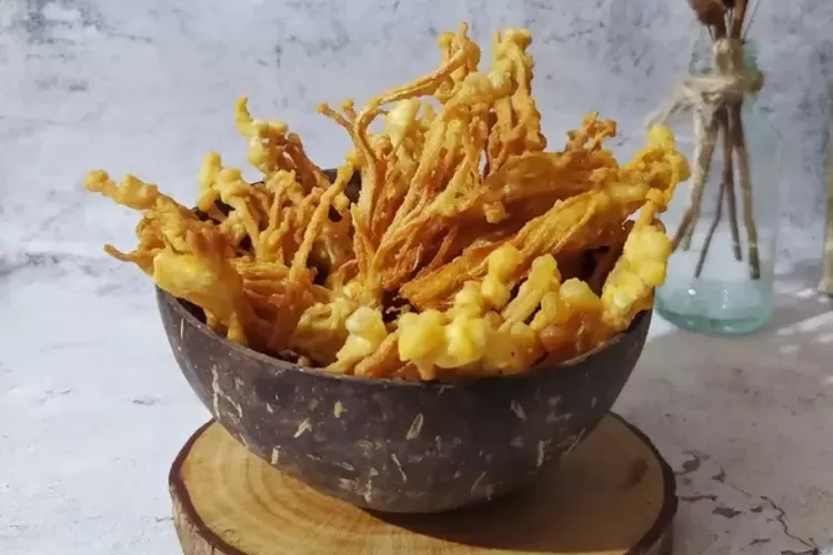 Jamur Enoki Crispy