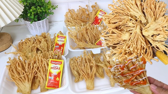 Jamur Enoki Crispy