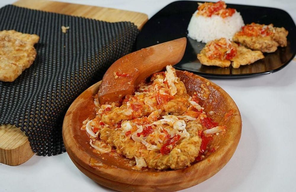 Telur Geprek