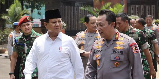 Prabowo Bertemu Kapolri
