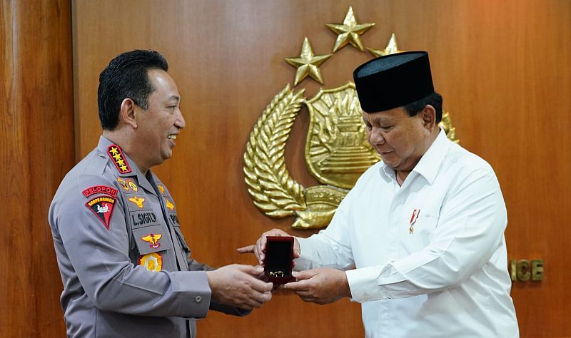 Prabowo Bertemu Kapolri